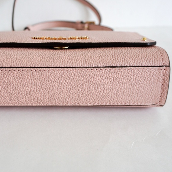 Michael Kors Hayes SM Clutch Leather Crossbody Bag - Picture 7 of 8